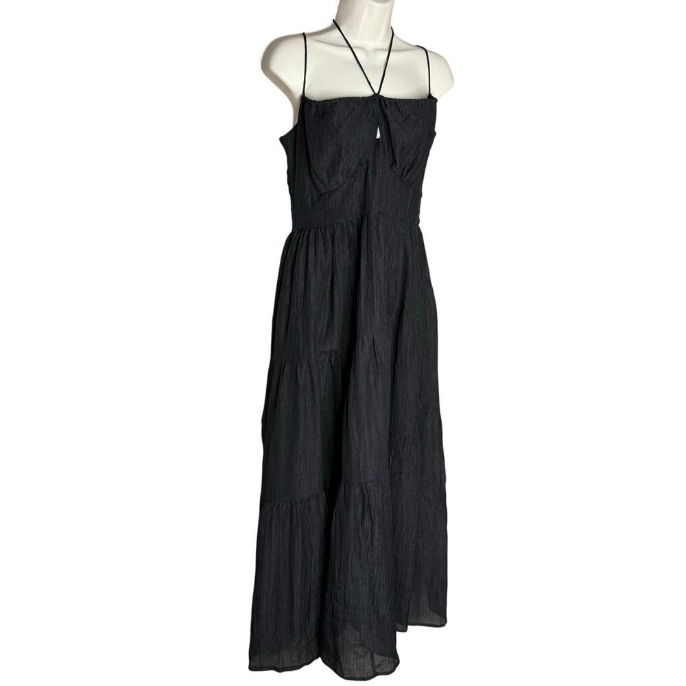 Unique Vintage Black Dress L NWT